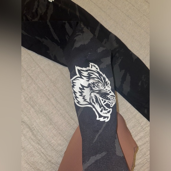 Darc Sport Everson Seamless Leggings - Black Native Camo - Picture 3 of 5